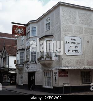 Salisbury Arms Hotel, Hertford, settembre 1981 Foto Stock