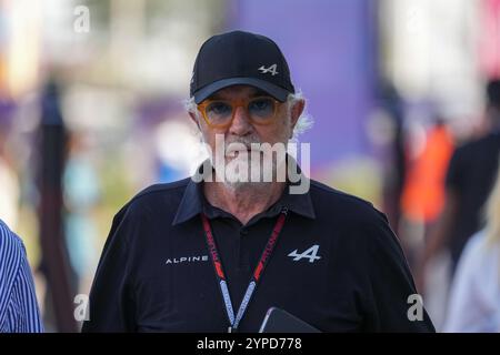 Doha, Qatar. 28 novembre 2024. Flavio Briatore (IT BWT Alpine F1 Team principal 29.11.2024, Losail International Circuit, Doha, Formula 1 Qatar Airways Qatar Grand Prix 2024 crediti: Alessio De Marco/Alamy Live News Foto Stock