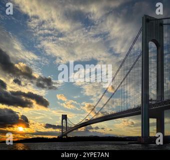 Ponte Verrazzano-Narrows Foto Stock