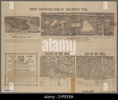 La guida di Phelps a New York a tutto ciò che può essere visto, e come vederlo: Con la directory 1867 di Phelps, Humphrey, attivo XIX secolo Foto Stock