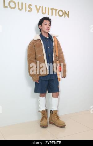 Taipei. 30 novembre 2024. La cerimonia di apertura del flagship store Louis Vuitton si svolge a Taipei, provincia di Taiwan, Cina, il 29 novembre 2024. (Foto di Costfoto/NurPhoto) credito: NurPhoto SRL/Alamy Live News Foto Stock