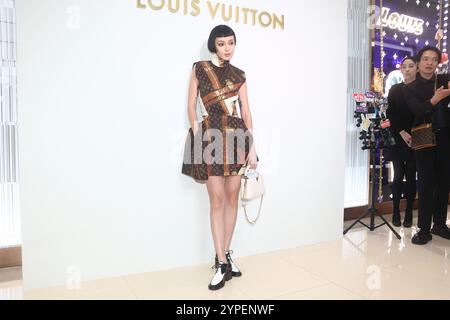 Taipei. 30 novembre 2024. La cerimonia di apertura del flagship store Louis Vuitton si svolge a Taipei, provincia di Taiwan, Cina, il 29 novembre 2024. (Foto di Costfoto/NurPhoto) credito: NurPhoto SRL/Alamy Live News Foto Stock