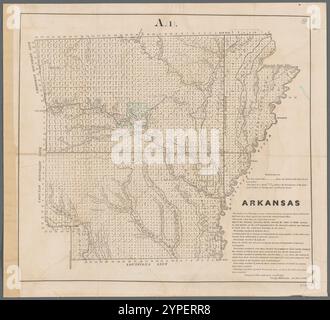 Arkansas 1853 Foto Stock