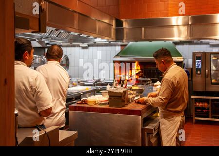 Maximo Restaurant Kitchen a Roma Norte, città del Messico, Messico Foto Stock