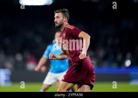 Napoli, Italia. 24 novembre 2024. Bryan Cristante di AS Roma durante il match di serie A Enilive tra SSC Napoli e AS Roma allo Stadio Diego Armando Maradona il 24 novembre 2024 a Napoli, Italia Credit: Giuseppe Maffia/Alamy Live News Foto Stock