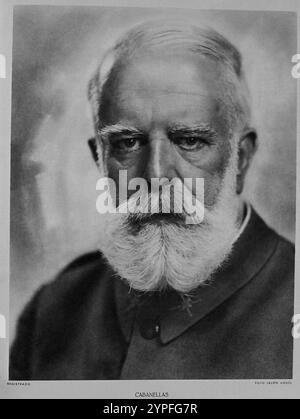 MIGUEL CABANELLAS FERRER (1862-1938) MILITAR ESPAÑOL Y PRESIDENTE DE LA JUNTA DE DEFENSA NACIONAL. UBICAZIONE: BIBLIOTECA NACIONAL-COLECCION. MADRID. SPAGNA. Foto Stock