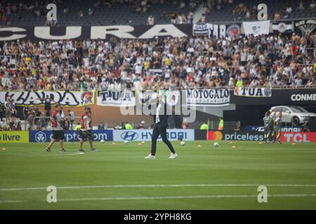 Buenos Aires, Argentina. 30 novembre 2024. Stadio Monumental MAS Coppa Libertadores 2024 - Atlético Mineiro vs Botafogo, Buenos Aires, Argentina. 30 novembre 2024. Stadio Monumentale MAS sabato 30 novembre 2024 (Patricia Perez Ferraro/SPP) credito: SPP Sport Press Photo. /Alamy Live News Foto Stock