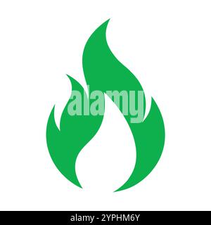 Versatile Fire Vector per logo, promozioni, siti Web, marketing, giochi e packaging Illustrazione Vettoriale