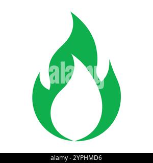 Versatile Fire Vector per logo, promozioni, siti Web, marketing, giochi e packaging Illustrazione Vettoriale