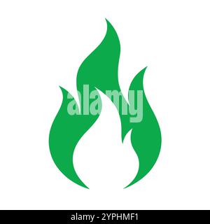 Versatile Fire Vector per logo, promozioni, siti Web, marketing, giochi e packaging Illustrazione Vettoriale