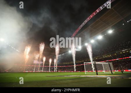 Londra, Regno Unito. 30 novembre 2024. Londra, Inghilterra, 30 novembre 2024: Vista generale dello stadio di Wembley prima dell'amichevole internazionale tra Inghilterra e Stati Uniti allo stadio di Wembley a Londra, Inghilterra (Alexander Canillas/SPP) crediti: SPP Sport Press Photo. /Alamy Live News Foto Stock