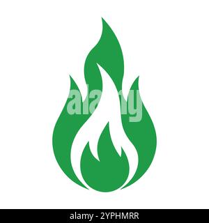 Versatile Fire Vector per logo, promozioni, siti Web, marketing, giochi e packaging Illustrazione Vettoriale