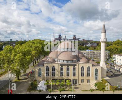 La Moschea centrale nella città di Duisburg è un luogo di culto islamico ed è stata aperta nel 2008 Foto Stock