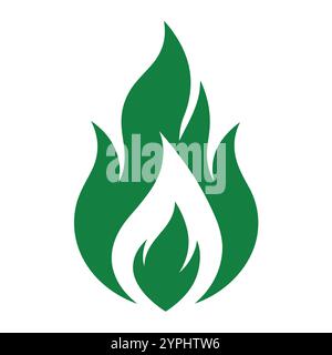 Versatile Fire Vector per logo, promozioni, siti Web, marketing, giochi e packaging Illustrazione Vettoriale