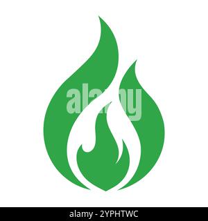 Versatile Fire Vector per logo, promozioni, siti Web, marketing, giochi e packaging Illustrazione Vettoriale