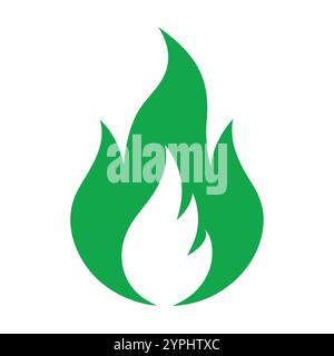 Versatile Fire Vector per logo, promozioni, siti Web, marketing, giochi e packaging Illustrazione Vettoriale