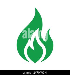 Versatile Fire Vector per logo, promozioni, siti Web, marketing, giochi e packaging Illustrazione Vettoriale