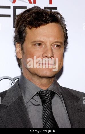 HOLLYWOOD, CA - 5 NOVEMBRE 2009: Colin Firth all'AFI FEST 2009 proiezione di "A Single Man" tenutasi al Grauman's Chinese Theater di Hollywood, USA il 5 novembre 2009. Foto Stock