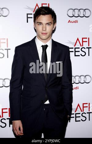 HOLLYWOOD, CA - 5 NOVEMBRE 2009: Nicholas Hoult all'AFI FEST 2009 proiezione di "A Single Man" tenutasi al Grauman's Chinese Theater di Hollywood, USA il 5 novembre 2009. Foto Stock