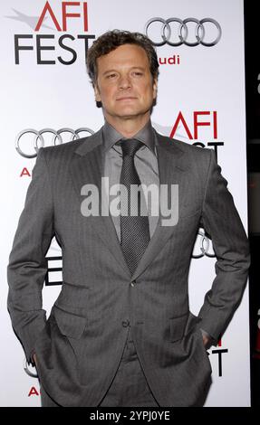 HOLLYWOOD, CA - 5 NOVEMBRE 2009: Colin Firth all'AFI FEST 2009 proiezione di "A Single Man" tenutasi al Grauman's Chinese Theater di Hollywood, USA il 5 novembre 2009. Foto Stock