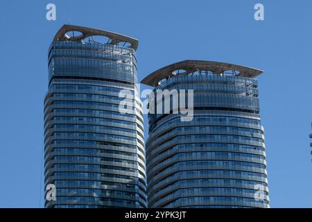 ICE Condominiums Buildings in York Street nel centro di Toronto, Ontario, Canada Foto Stock