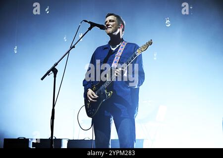 Londra, Regno Unito. 30 novembre 2024. LONDRA, INGHILTERRA - NOVEMBRE 30: Leo Wyndham di "Palace" si esibisce all'Eventim Apollo il 30 novembre 2024 a Londra, Inghilterra. CAP/Mar © Mar/Capital Pictures credito: Capital Pictures/Alamy Live News Foto Stock