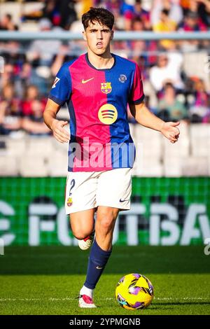 Barcellona, Espagne. 30 novembre 2024. Pau CUBARSI di Barcellona durante la partita di calcio della Liga spagnola tra FC Barcelona e UD Las Palmas il 30 novembre 2024 all'Estadi Olimpic Lluis Companys di Barcellona, Spagna - Photo Matthieu Mirville (J Garcia)/DPPI Credit: DPPI Media/Alamy Live News Foto Stock