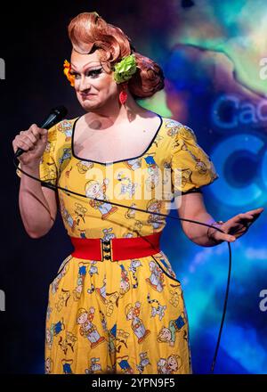 Kate Butch si esibisce al Joker Comedy Club al Caddies Comedy Club, Southend-on-Sea, Essex © Clarissa Debenham (Film Free Photography) / Alamy Foto Stock