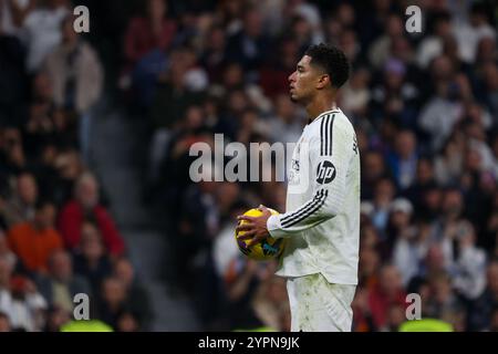 Madrid, Spagna. 1 dicembre 2024. Durante una partita di campionato spagnolo tra Real Madrid e Getafe questo pomeriggio allo stadio Santiago Bernabéu credito: D. Canales Carvajal/Alamy Live News Foto Stock