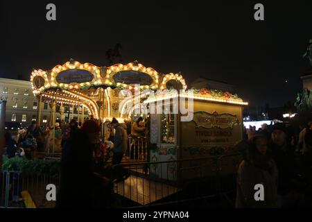 Mercatino di Natale di Helsinki 2024 Foto Stock