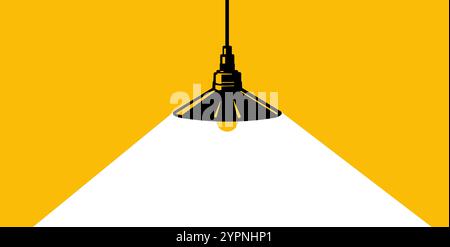 lampada a sospensione - illustrazione vettoriale Illustrazione Vettoriale
