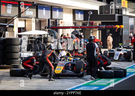 Lusail, Qatar. 1 dicembre 2024. <20 HADJAR Isack (fra), Campos Racing, Dallara F2 2024, azione durante la 13a prova del Campionato FIA di Formula 2 2024 dal 29 novembre al 1 dicembre 2024 sul circuito Internazionale di Lusail, a Lusail, Qatar - Photo Sebastian Rozendaal/Dutch Photo Agency/DPPI Credit: DPPI Media/Alamy Live News Foto Stock