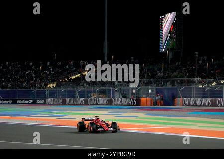 Doha, Katar. 1 dicembre 2024. 1 dicembre 2024, Losail International Circuit, Doha, Formula 1 Qatar Airways Qatar Grand Prix 2024, nella foto Charles Leclerc (MCO), Scuderia Ferrari HP/dpa/Alamy Live News Foto Stock