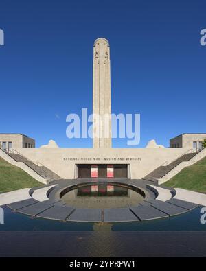 Liberty Tower presso il National World War 1 Museum and Memorial presso il Penn Valley Park a Kansas City, Missouri Foto Stock