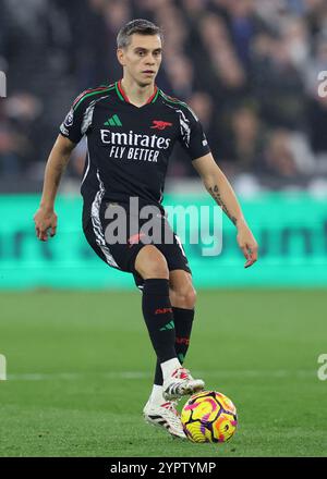 Londra, Regno Unito. 30 novembre 2024. Martin Odegaard dell'Arsenal durante la partita di Premier League al London Stadium di Londra. Il credito per immagini dovrebbe essere: Paul Terry/Sportimage Credit: Sportimage Ltd/Alamy Live News Foto Stock