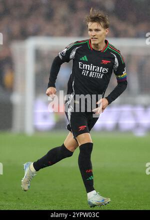 Londra, Regno Unito. 30 novembre 2024. Martin Odegaard dell'Arsenal durante la partita di Premier League al London Stadium di Londra. Il credito per immagini dovrebbe essere: Paul Terry/Sportimage Credit: Sportimage Ltd/Alamy Live News Foto Stock