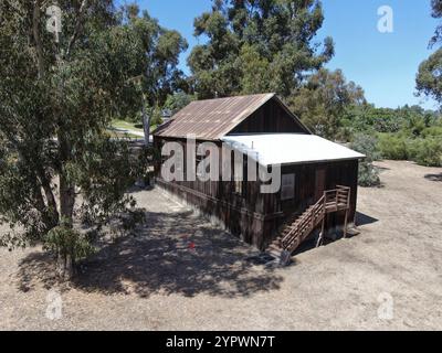 L'Olivenhain Town Meeting Hall è una sala riunioni situata a Olivenhain, California. L'edificio con struttura in legno fu costruito nel 1894 Foto Stock