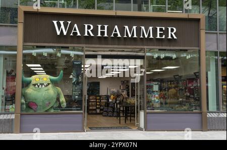 Londra, Regno Unito, 8 maggio 2023: Il negozio Warhammer a Londra. REGNO UNITO Foto Stock