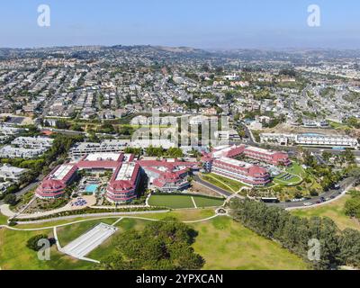 Vista aerea della città di Dana Point. Southern Orange County, California. STATI UNITI Foto Stock