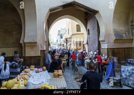 Bab Semmarine, FES el-Jdid, Fez, marocco Foto Stock