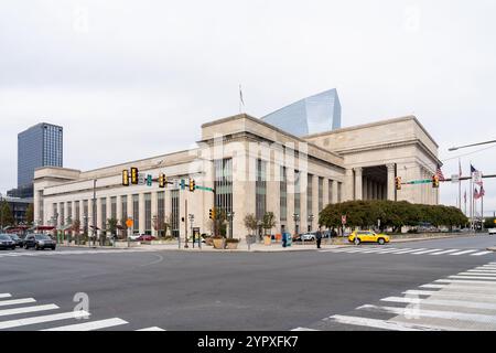 Philadelphia Pennsylvania, USA - 4 novembre 2023: William H. Gray III 30th Street Station a Philadelphia Pennsylvania, USA. Foto Stock