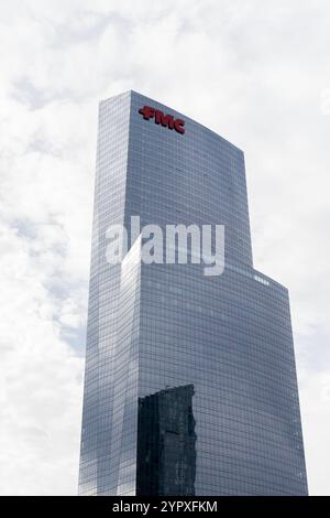 Sede centrale della FMC Corporation a Philadelphia, Pennsylvania, Stati Uniti. Foto Stock