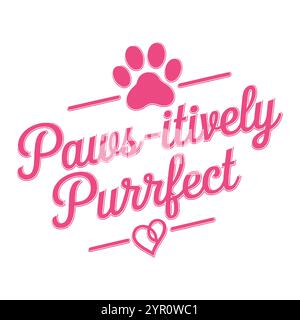 Logo Animal Paw, icona per la cura degli animali domestici, logo Paw Print, marchio Wildlife, logo PET Shop, illustrazione della zampa del cane, logo della zampa del gatto, logo della clinica veterinaria, animale Illustrazione Vettoriale