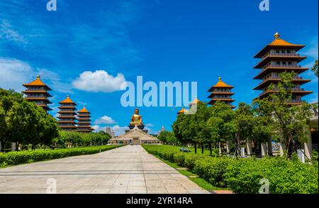 Kaohsiung, Taiwan - 5 settembre 2024 - il meraviglioso complesso del Museo del Buddha di Fo Guang Shan Foto Stock