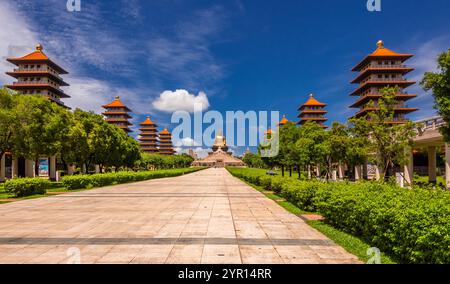 Kaohsiung, Taiwan - 5 settembre 2024 - il meraviglioso complesso del Museo del Buddha di Fo Guang Shan Foto Stock