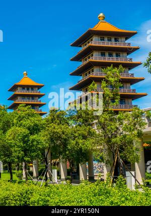 Kaohsiung, Taiwan - 5 settembre 2024 - il meraviglioso complesso del Museo del Buddha di Fo Guang Shan Foto Stock