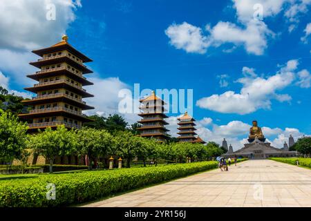 Kaohsiung, Taiwan - 5 settembre 2024 - il meraviglioso complesso del Museo del Buddha di Fo Guang Shan Foto Stock