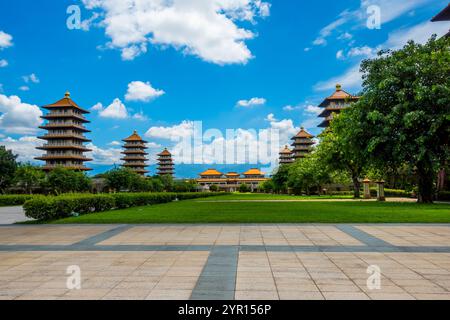 Kaohsiung, Taiwan - 5 settembre 2024 - il meraviglioso complesso del Museo del Buddha di Fo Guang Shan Foto Stock