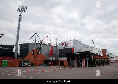 Dean Court attualmente conosciuto come Vitality Stadium, AFC Bournemouth's Stadium Foto Stock