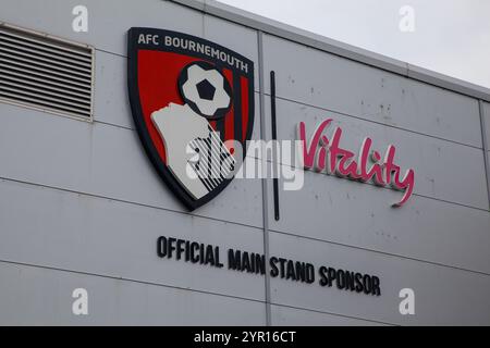 Dean Court attualmente conosciuto come Vitality Stadium, AFC Bournemouth's Stadium Foto Stock